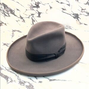 Will Handmade Gray Wide-Brim Hat
